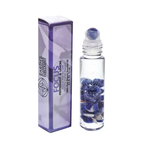 Earrings Crystal RollOn Meditation Essential Oil EARTHSELEMENTS