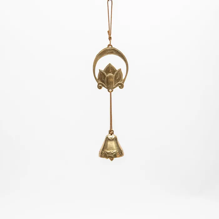 Earrings DharmaCrafts Crescent Lotus Door Chime