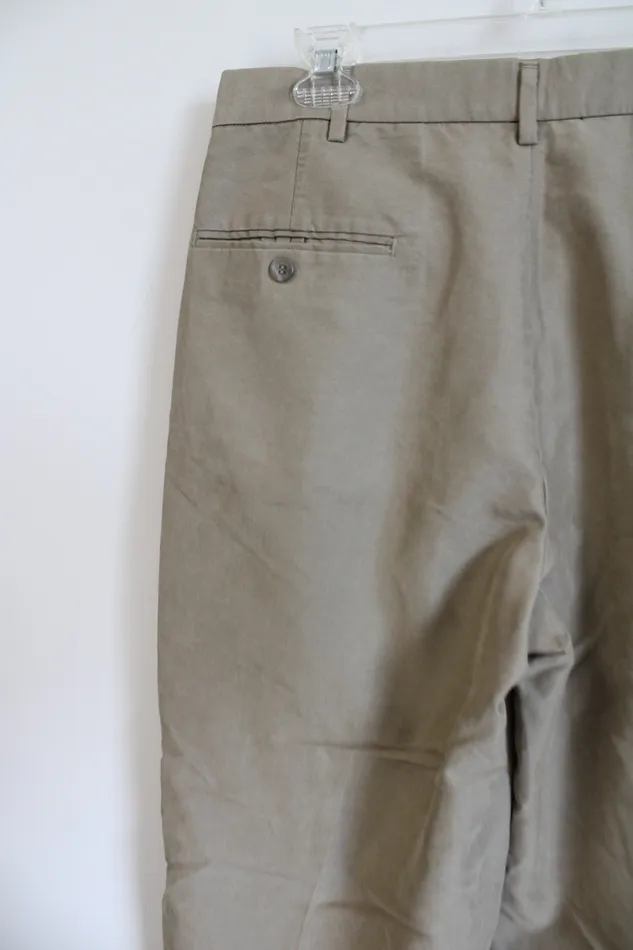 Earrings Dockers Tan Seude Brushed Trouser Pants 32X32 Dockers