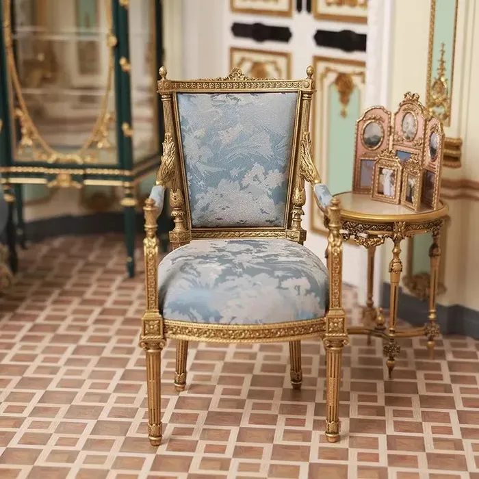 Earrings DSER Court Augustus II Furniture 16 Scale Chairs