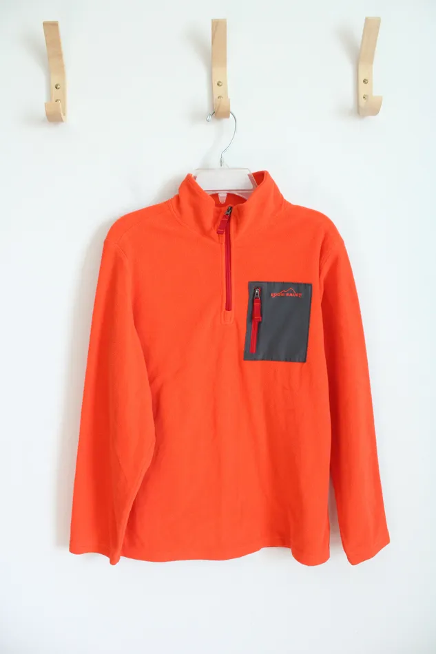 Earrings Eddie Bauer Eddie Bauer Orange Fleece Quarter Zip Sweatshirt Youth L Earrings Eddie Bauer Eddie Bauer Orange Fleece Quarter Zip Sweatshirt Youth L
