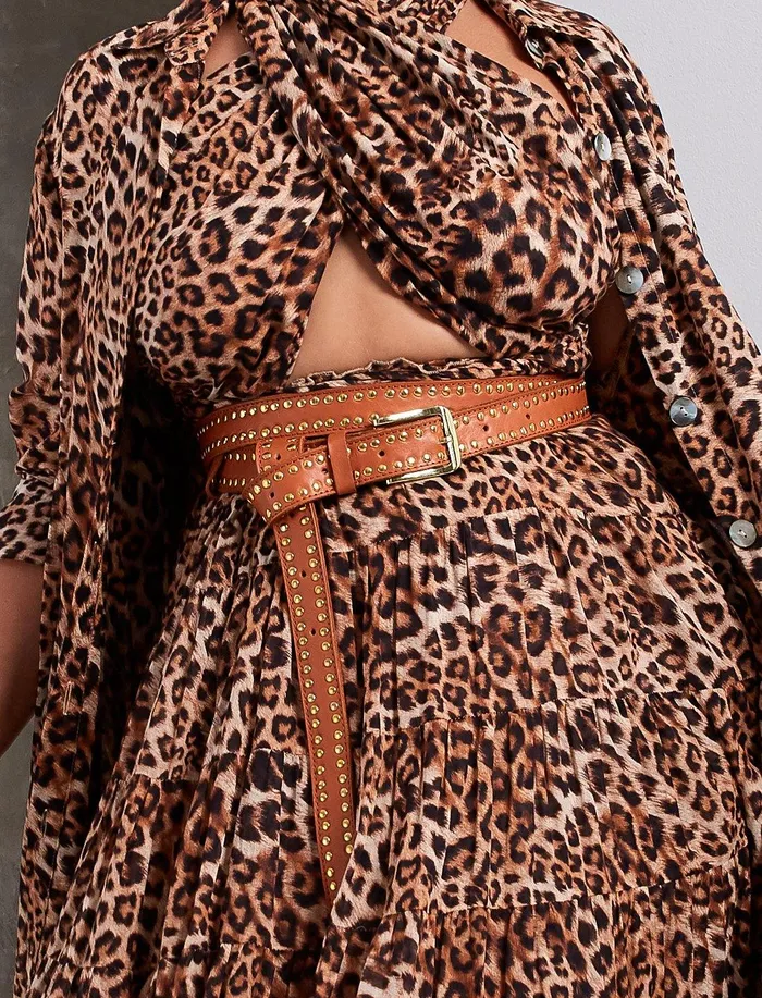 Earrings Erika Pea SCOTT STUDDED WOMENS BELT Earrings Erika Pea SCOTT STUDDED WOMENS BELT