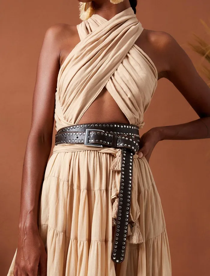 Earrings Erika Pea SCOTT STUDDED WOMENS BELT Earrings Erika Pea SCOTT STUDDED WOMENS BELT