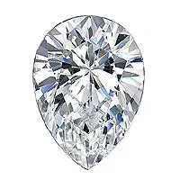 Earrings GemFind 170 Carat Pear Lab Grown Diamond