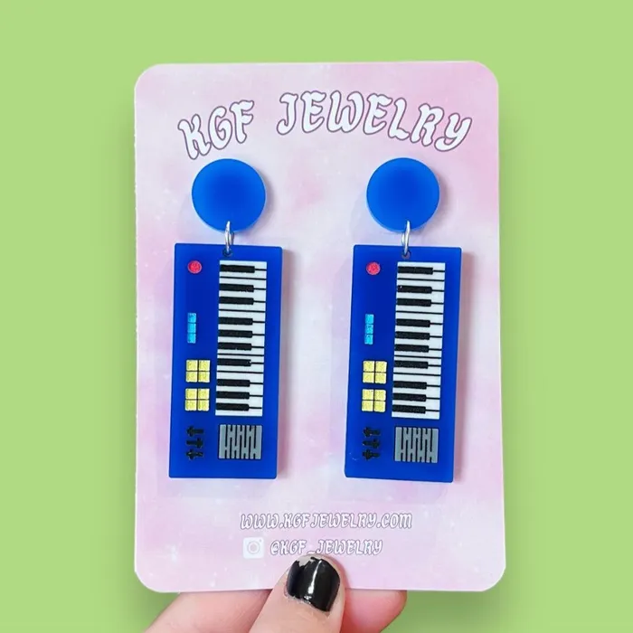 Earrings Genes Keyboard Acrylic Earrings Keychain Pin KGF Jewelry Earrings Genes Keyboard Acrylic Earrings Keychain Pin KGF Jewelry