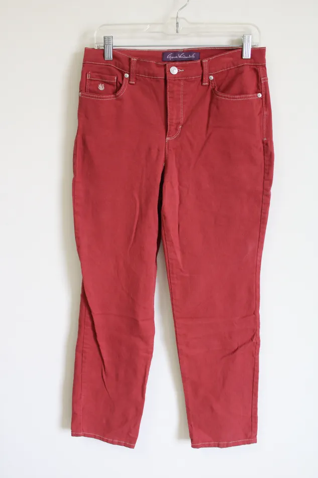 Earrings Gloria Vanderbilt Gloria Vanderbilt Amanda Muted Red Pant 6 Short