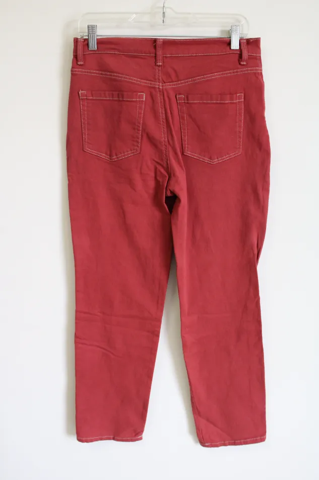 Earrings Gloria Vanderbilt Gloria Vanderbilt Amanda Muted Red Pant 6 Short
