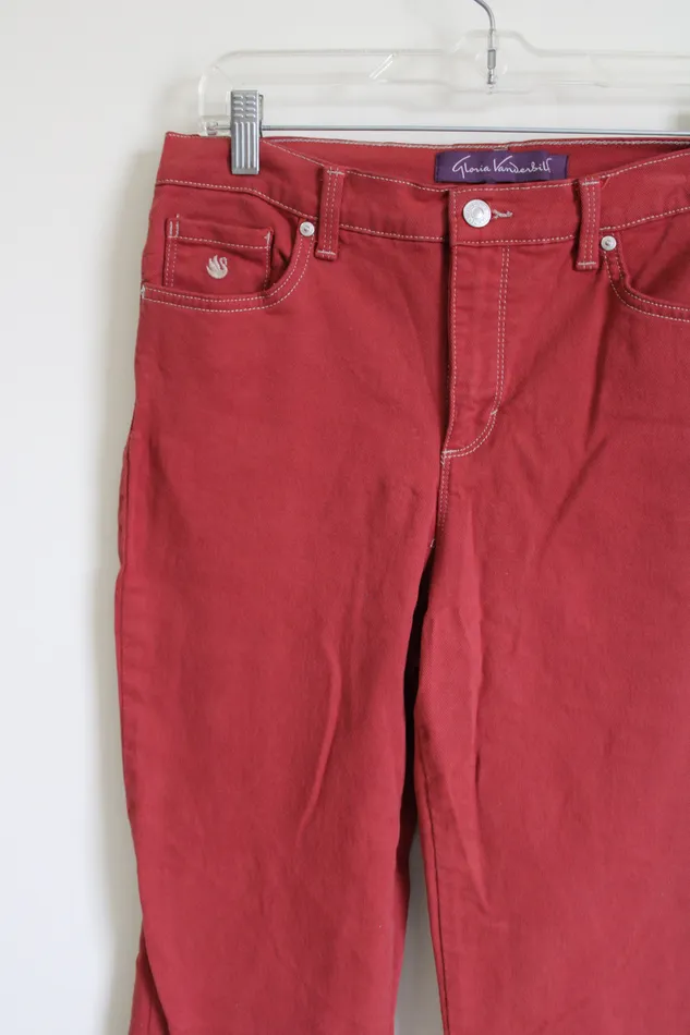 Earrings Gloria Vanderbilt Gloria Vanderbilt Amanda Muted Red Pant 6 Short