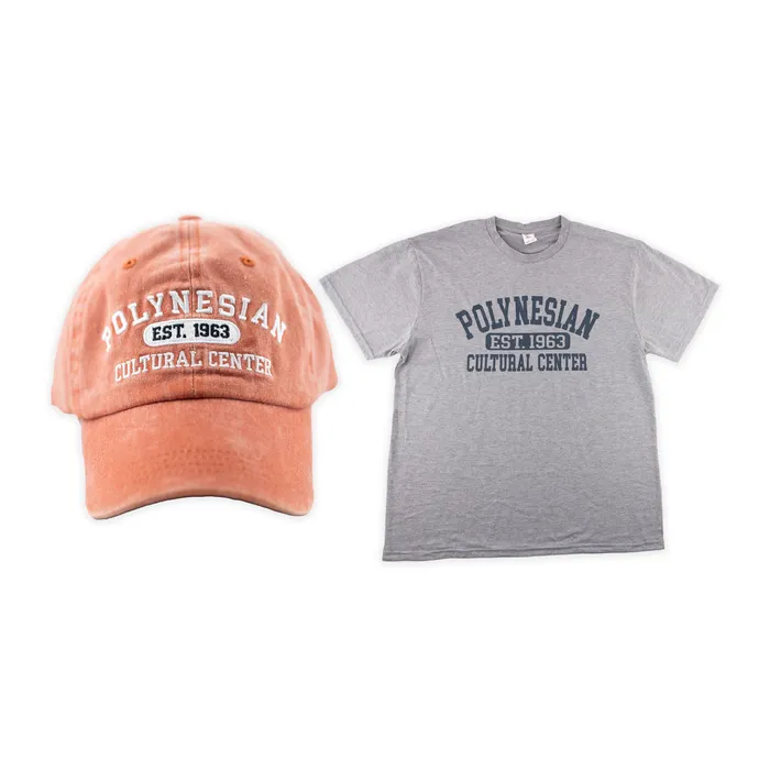 Earrings GOGOSPORTS PCC Est 1963 Ball Cap Tee Shirt Set Coral Gray