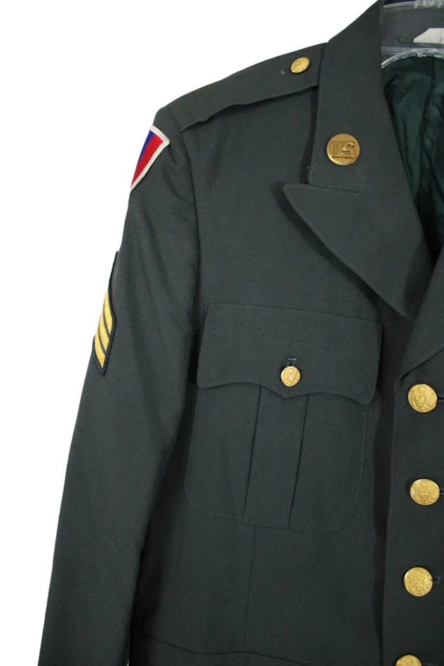 Earrings Green Service Uniform Jacket 38 Long Jubilee Thrift Earrings Green Service Uniform Jacket 38 Long Jubilee Thrift