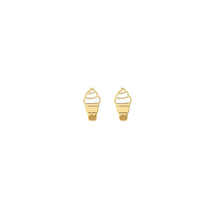 Earrings Ice Cream Enamel Stud Earrings Kris Nations