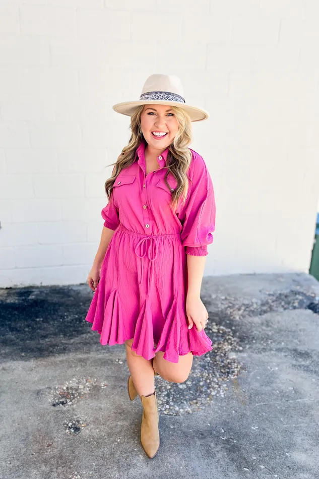 Earrings Its All Joy Dress Rose Violet Oddi