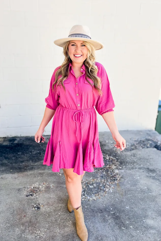Earrings Its All Joy Dress Rose Violet Oddi