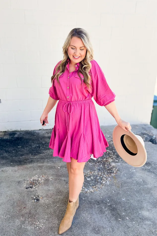 Earrings Its All Joy Dress Rose Violet Oddi