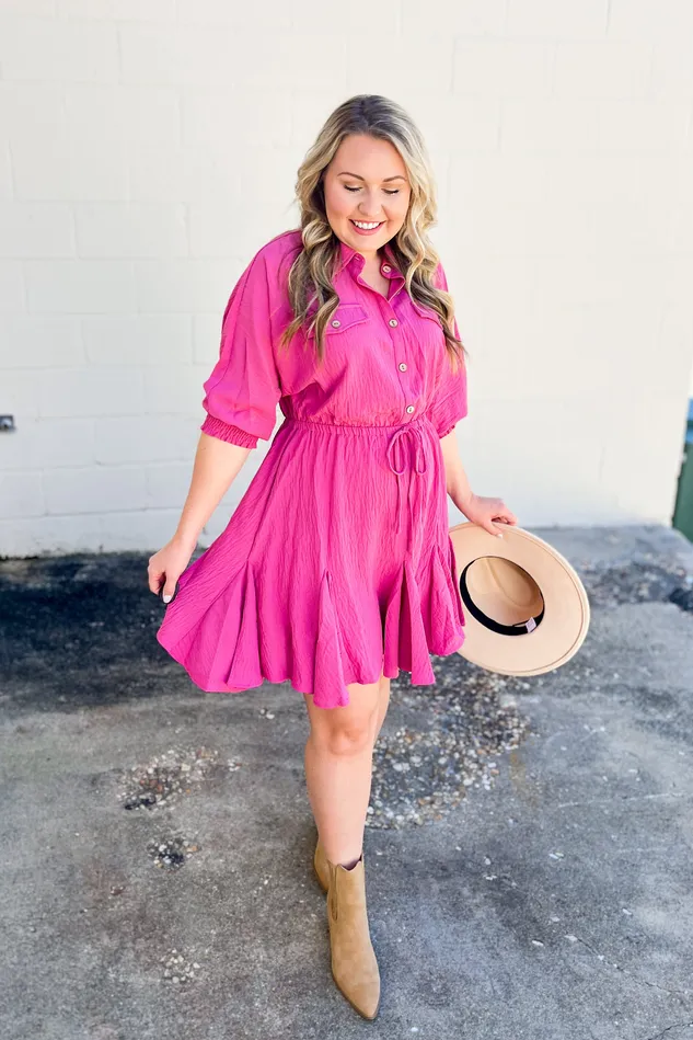 Earrings Its All Joy Dress Rose Violet Oddi