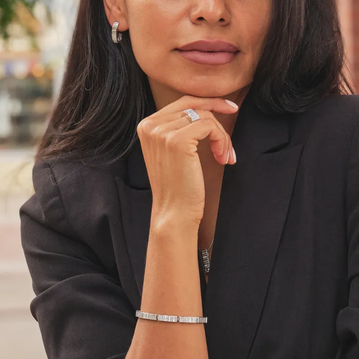 Earrings John Atencio Mirage Diamond Hoop Earrings