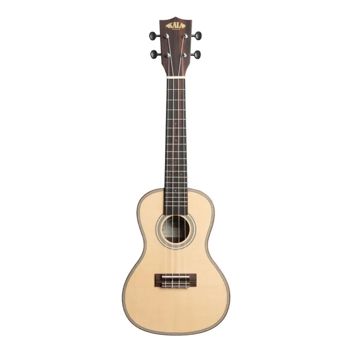 Earrings KALABRAND Kala Solid Spruce Top Striped Ebony Concert Ukulele