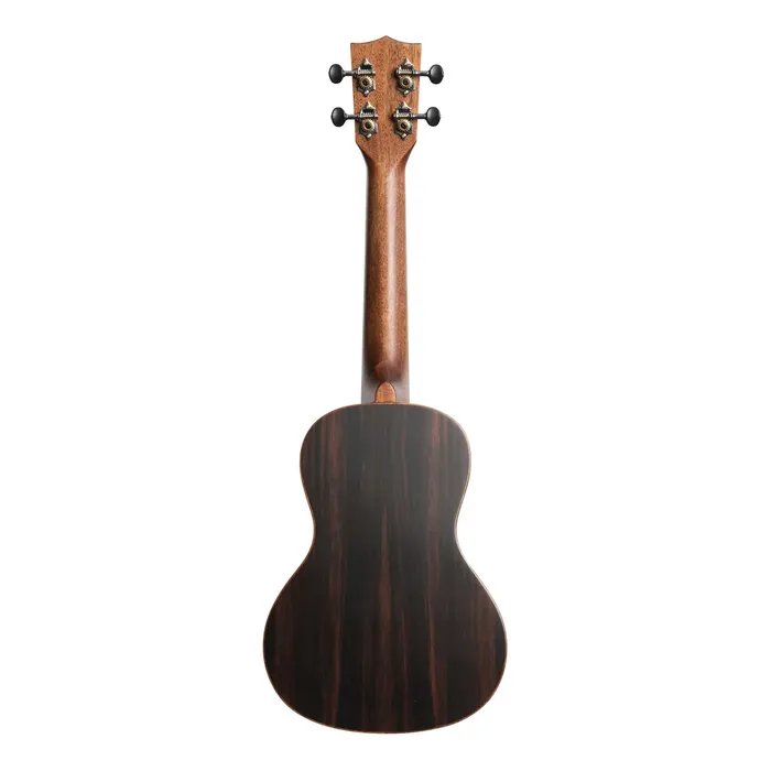 Earrings KALABRAND Kala Solid Spruce Top Striped Ebony Concert Ukulele