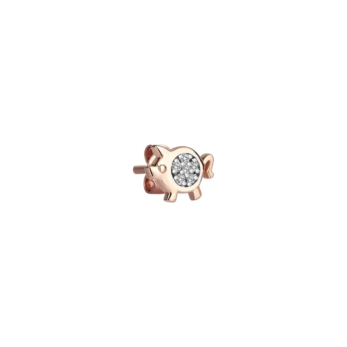 Earrings Kismet by MILKA Pav Piggy Stud Earring