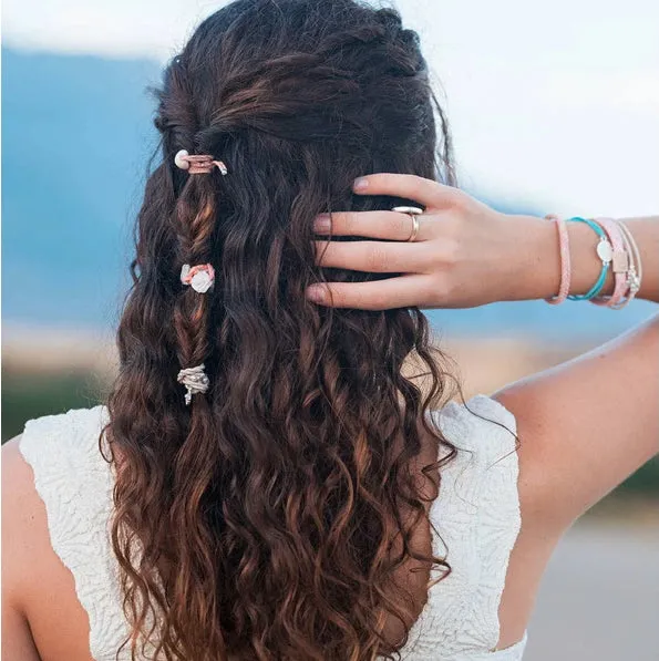 Earrings KLANI KLani Shimmer Hair TiesBracelets Set of 5