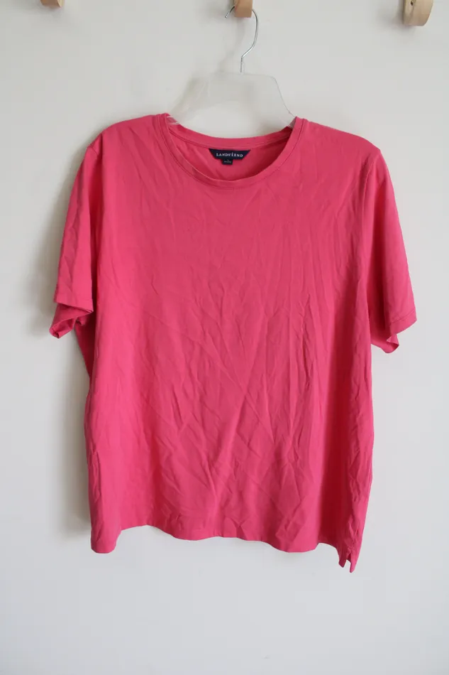 Earrings Lands End Lands End Pink Tee XL