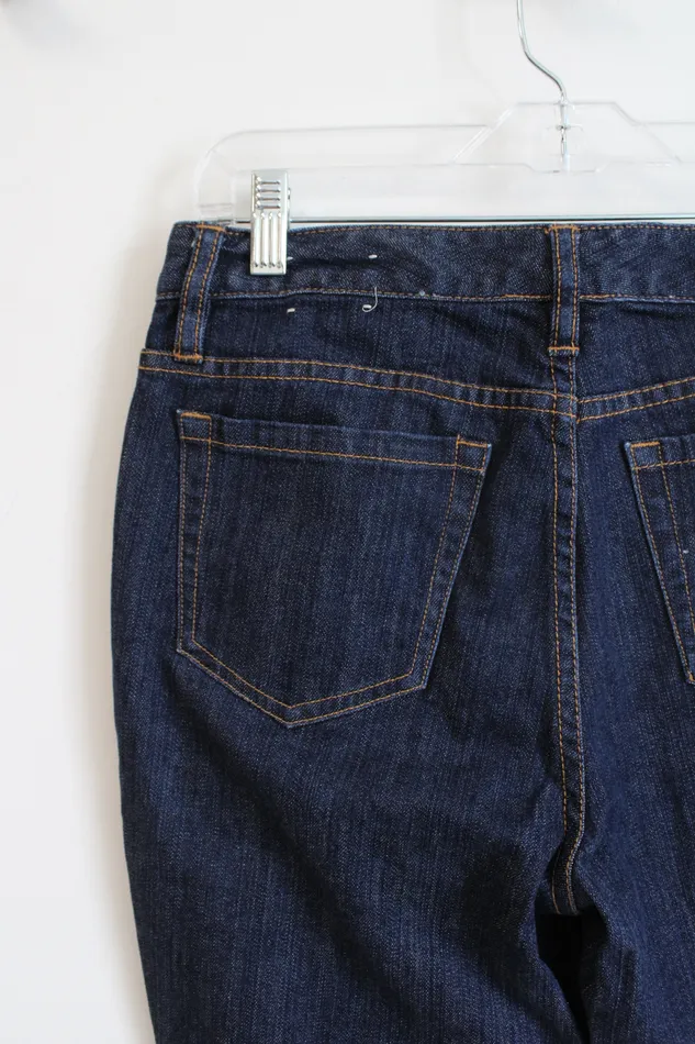 Earrings Liz Claiborne Liz Claiborne Slim Dark Wash Jean Capris 6