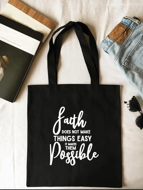 Earrings Lords Guidance Christian Faith Quotes Tote Bags