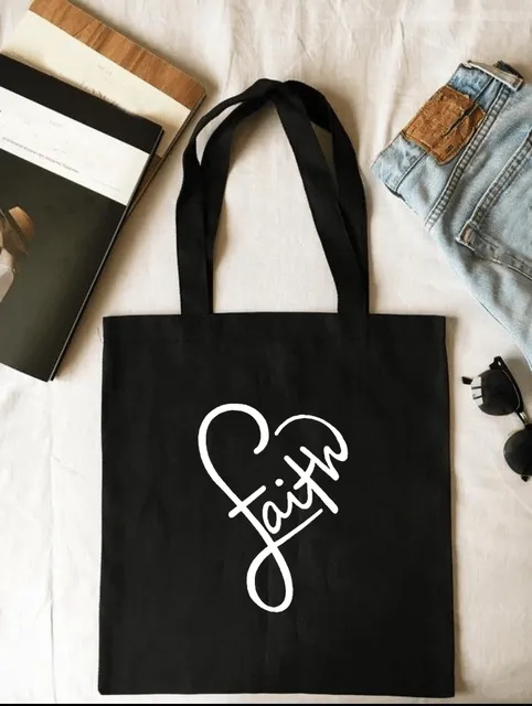 Earrings Lords Guidance Christian Faith Quotes Tote Bags