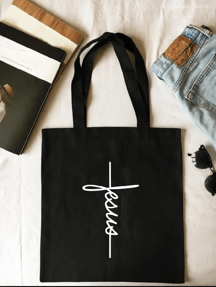 Earrings Lords Guidance Christian Faith Quotes Tote Bags