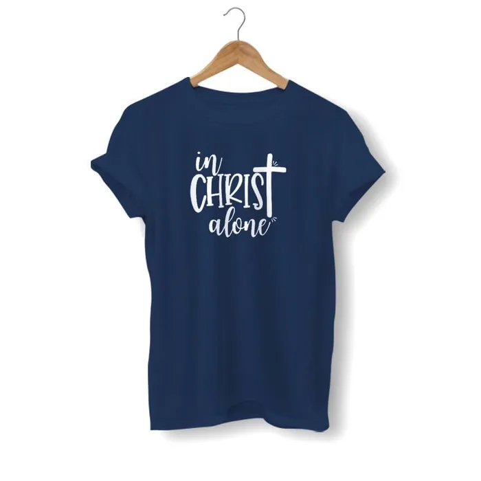 Earrings Lords Guidance Christian TShirt br In Christ Alone