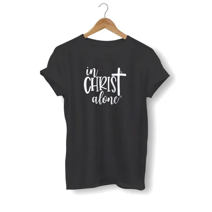 Earrings Lords Guidance Christian TShirt br In Christ Alone