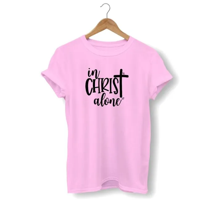 Earrings Lords Guidance Christian TShirt br In Christ Alone