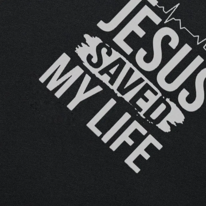 Earrings Lords Guidance Christian TShirt br Jesus Saved My Life