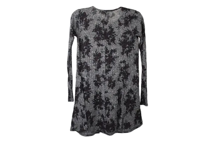 Earrings Love Fire Love Fire Gray Rib Knit Top XS