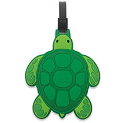 Earrings MADDENCORP Honu Sea Turtle PVC Luggage Tag