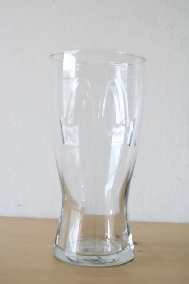 Earrings McDonalds Clear Retro Restaurant Style Glass Jubilee Thrift