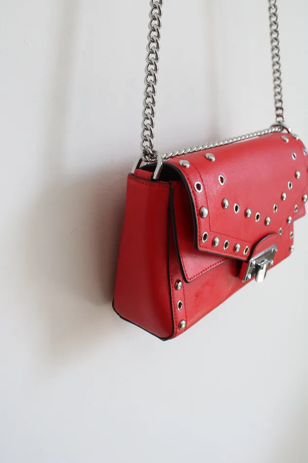 Earrings Michael Kors Michael Kors Studded Red Kinsley Crossbody Bag