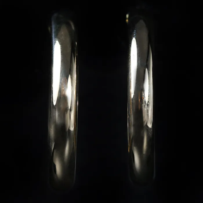 Earrings Midas Chain 14K Yellow Gold Tube Hoop Earrings