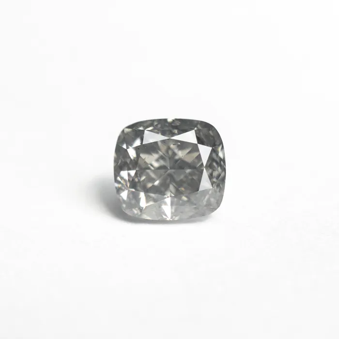 Earrings Misfit Diamonds 100ct 574x524x368mm GIA SI1 Fancy Grey Cushion Brilliant 1941201 Earrings Misfit Diamonds 100ct 574x524x368mm GIA SI1 Fancy Grey Cushion Brilliant 1941201