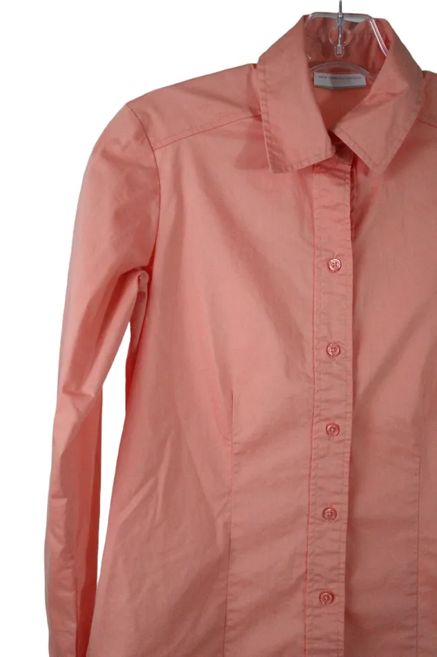 Earrings New York Company New York Company Pink Button Down Shirt XS
