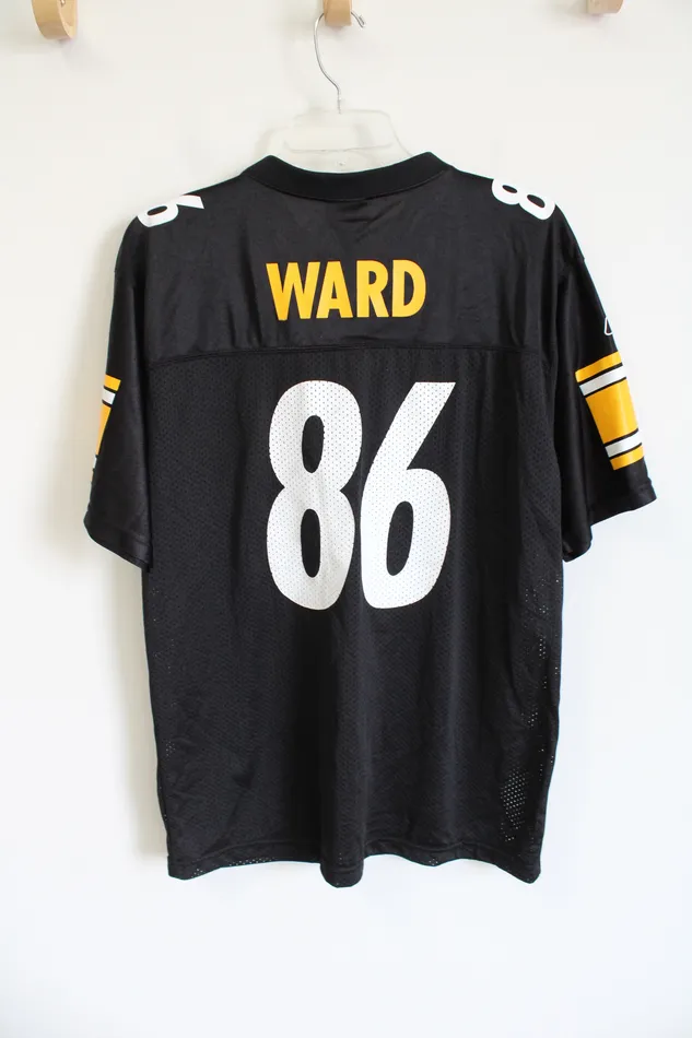 Earrings NFL NFL Reebok Team Apparel Pittsburgh Steelers 86 Ward Jersey Youth XL 1820
