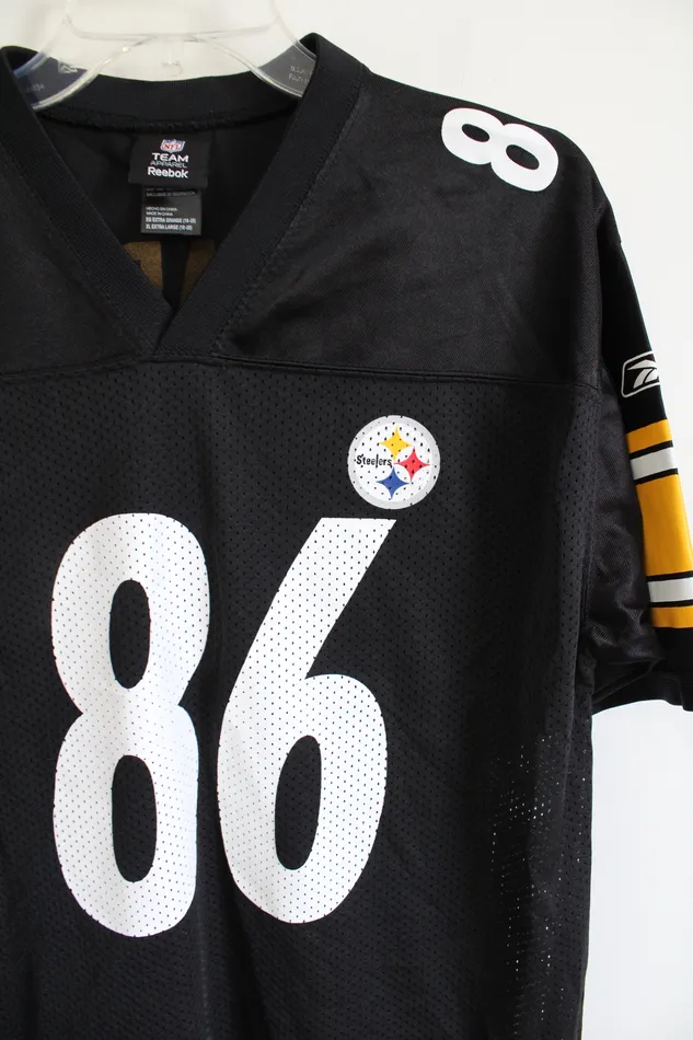 Earrings NFL NFL Reebok Team Apparel Pittsburgh Steelers 86 Ward Jersey Youth XL 1820