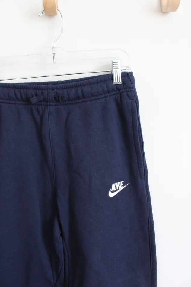 Earrings Nike NEW Nike Navy Fleece Lined Sweatpants Youth LG