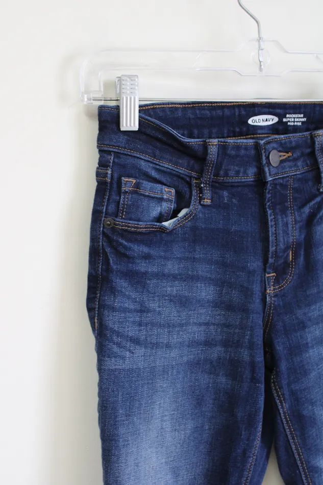 Earrings Old Navy Rockstar Super Skinny Mid Rise Jeans 0 Old Navy