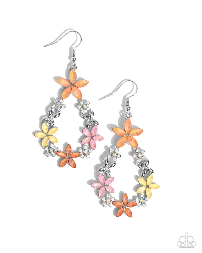 Earrings Paparazzi Accessories FAIRY Beautiful Orange