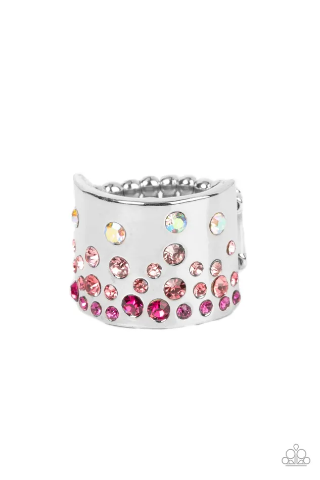 Earrings Paparazzi Accessories Sizzling Sultry Pink