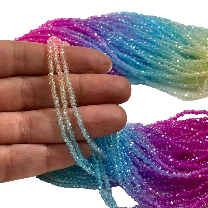 Earrings Peppy Beads 2mm Crystal rondelle beads strand 170 pcs PBC2C103