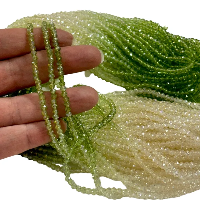 Earrings Peppy Beads 2mm Crystal rondelle beads strand 170 pcs PBC2C114