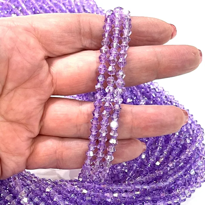 Earrings Peppy Beads 4mm Crystal Bicone Beads PBC4B28