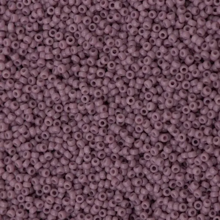 Earrings Peppy Beads Miyuki Seed Beads 110 Opaque Mauve 0410